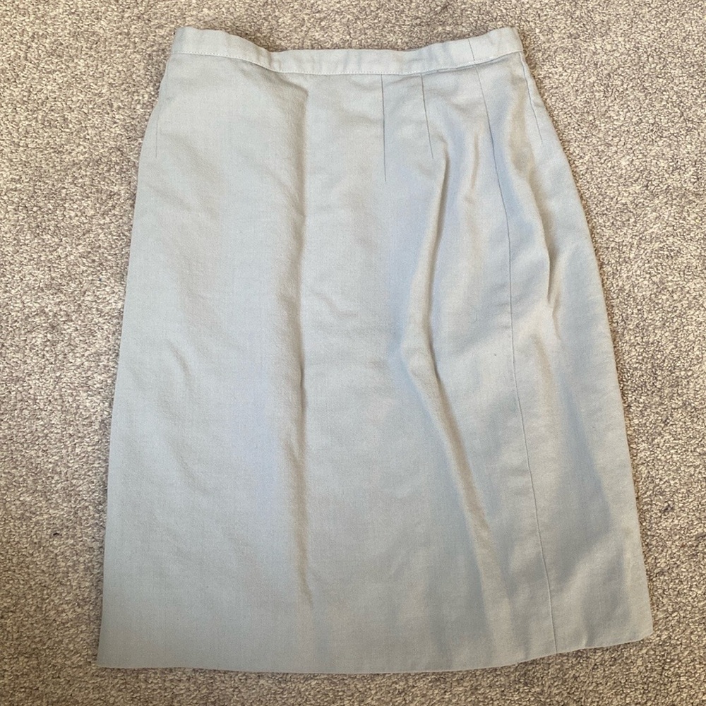 Giorgio Armani Le Collezioni Grey Pencil Skirt Sz 6